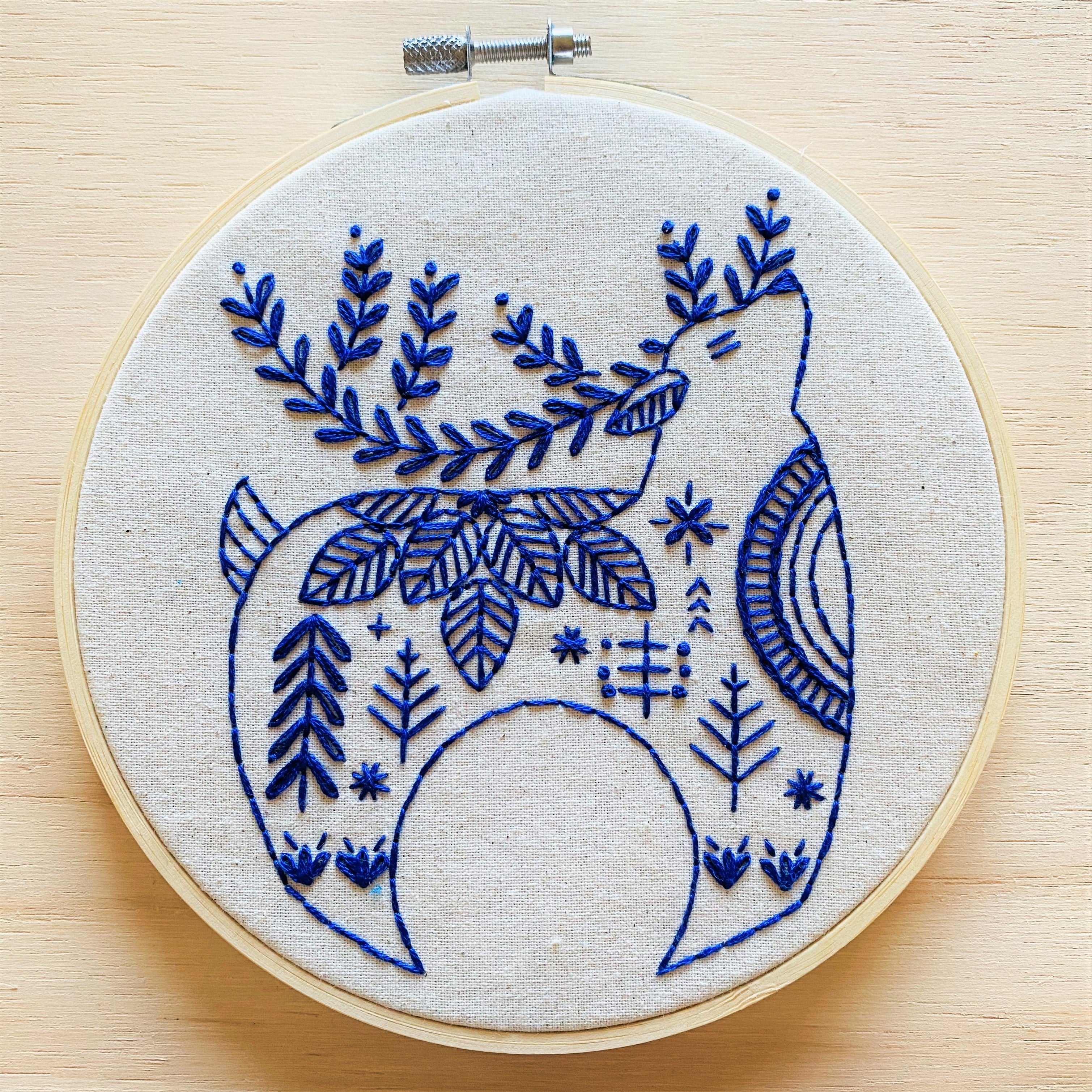 Hygge Reindeer Embroidery Kit