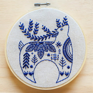 Hygge Reindeer Embroidery Kit