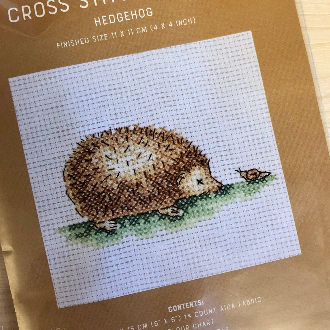 Hedgehog Cross Stitch Kit