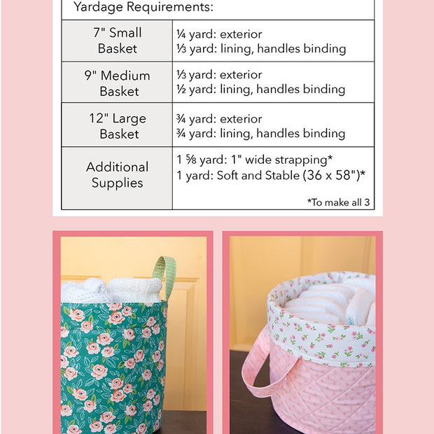 Olivia's Baskets Pattern