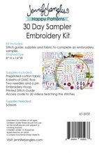 Load image into Gallery viewer, 30 Day Sampler Embroidery Kit
