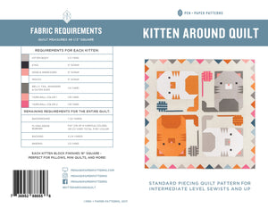 Kitten Around Quilt Pattern