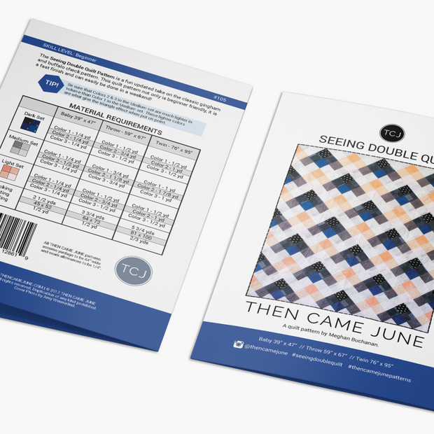 Seeing Double Quilt Pattern