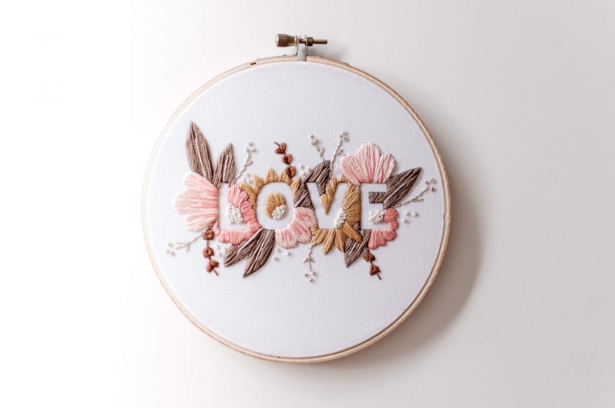 Love Embroidery Kit