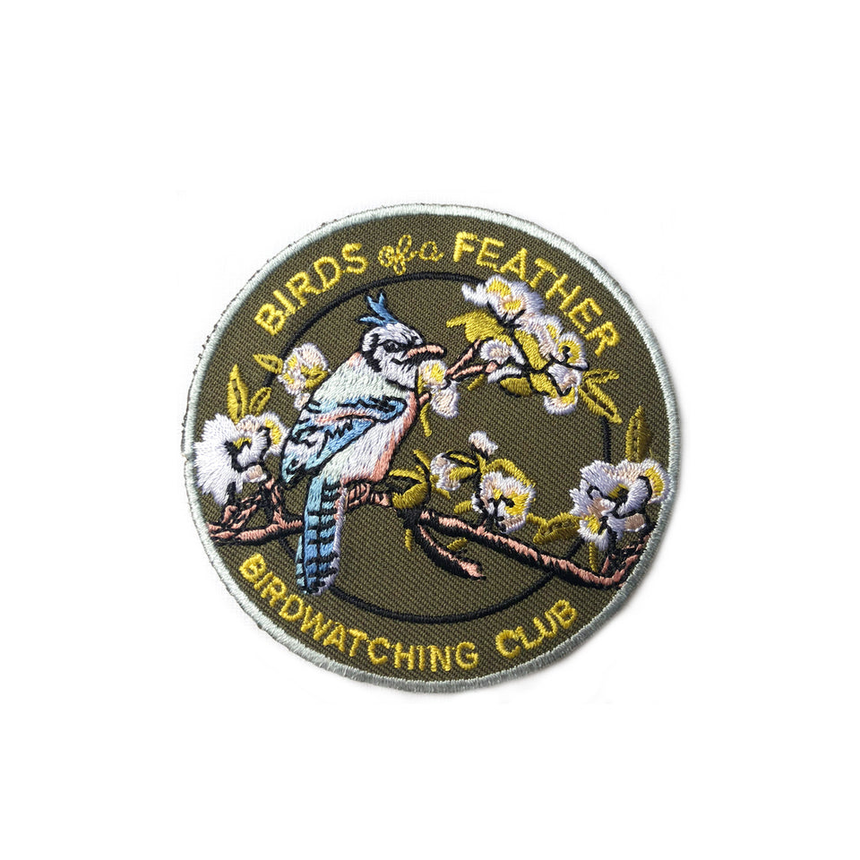 Birdwatching Iron-On Patch
