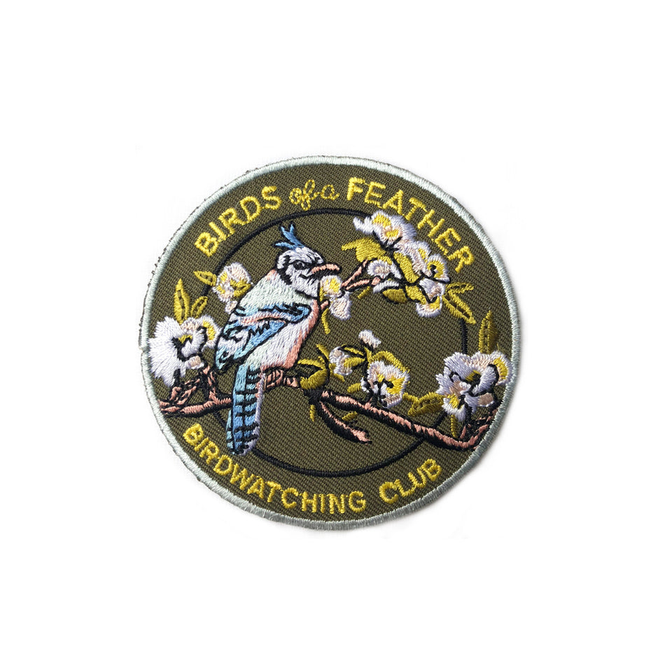 Birdwatching Iron-On Patch