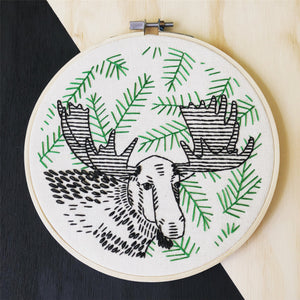Moose on the Loose Embroidery Kit
