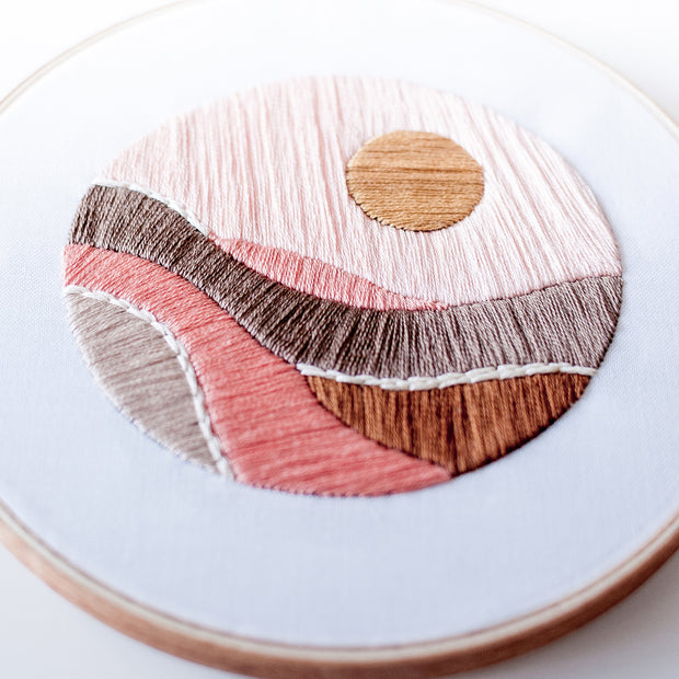 Faded Sun Embroidery Kit