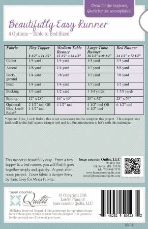 Beautifully Easy Runner Pattern