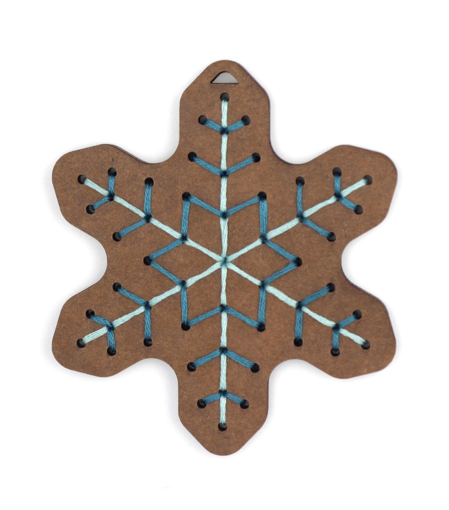 Stitched Ornament Kits - Gingerbread