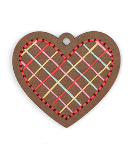 Stitched Ornament Kits - Gingerbread