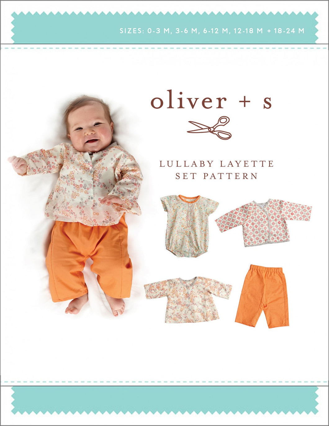 Lullaby Layette Set Sewing Pattern