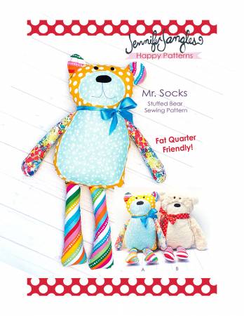 Mr. Socks Stuffed Bear Pattern