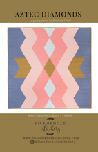 Load image into Gallery viewer, Aztec Diamonds Quilt Pattern
