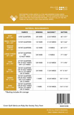 Patchwork Flying Geese Quilt Pattern