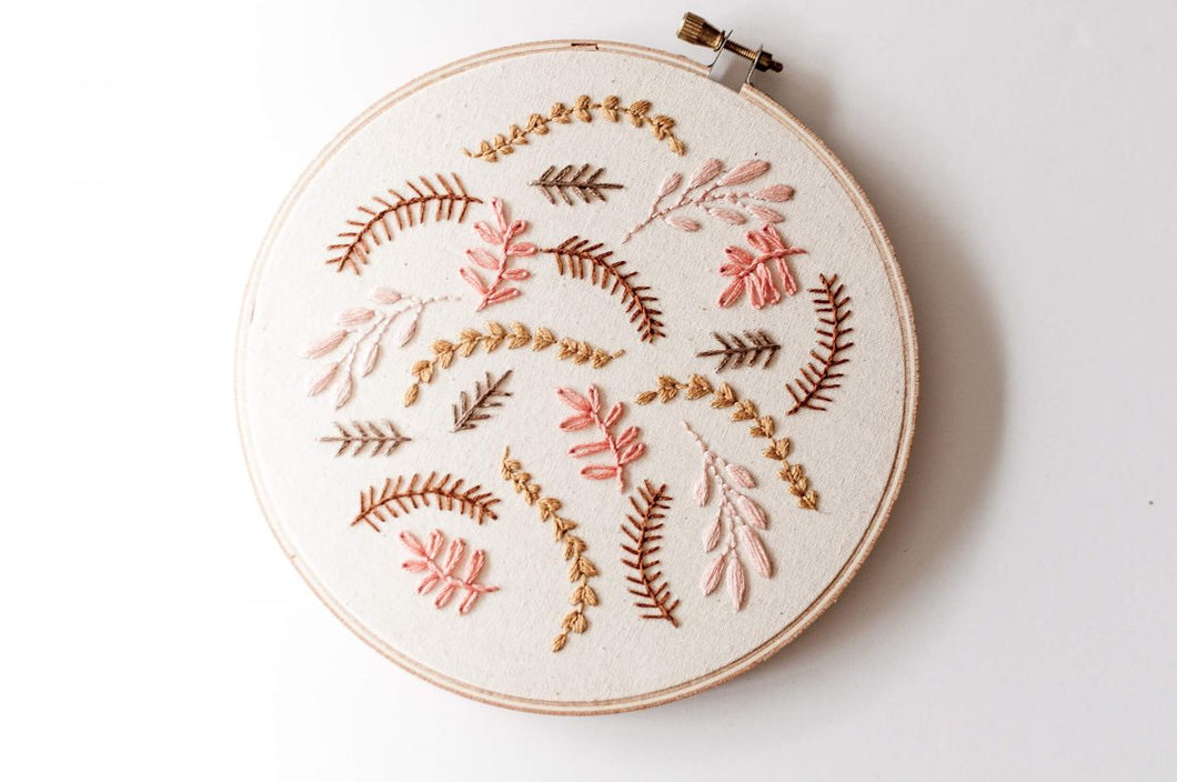 Coral Breeze Embroidery Kit