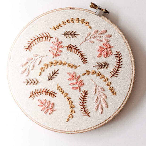 Coral Breeze Embroidery Kit
