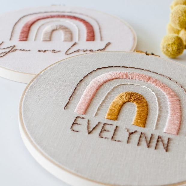 Rainbow Embroidery Kit