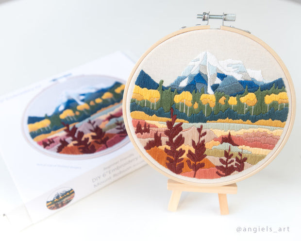 Mount Robson Autumn Embroidery Kit