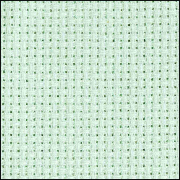 Aida Cloth - 14 count - LIGHT SEAFOAM