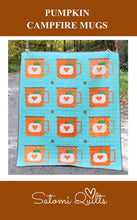 Load image into Gallery viewer, Pumpkin Campfire Mugs Quilt Pattern
