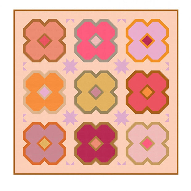 Fall Blooming Quilt Pattern