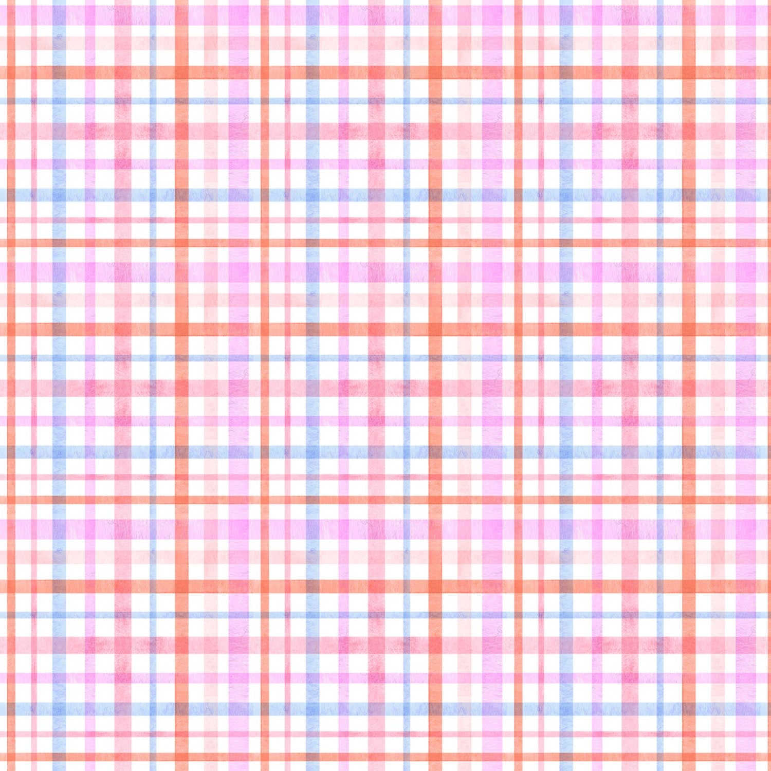Fairy Forest - Fairy Plaid in White