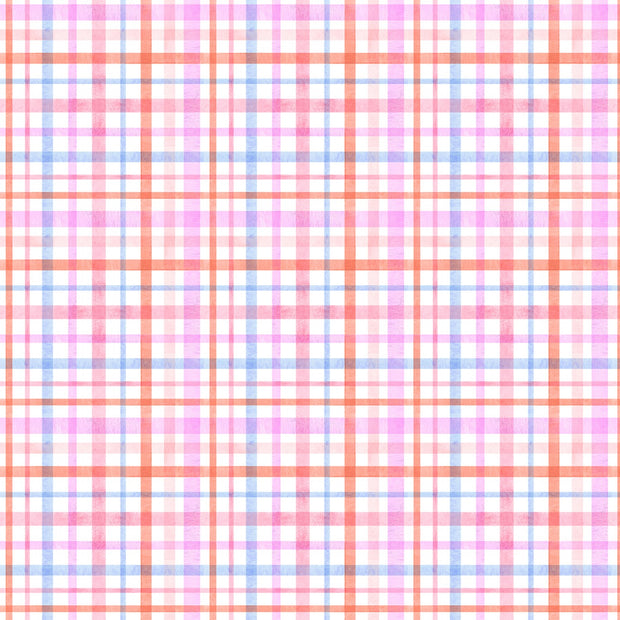 Fairy Forest - Fairy Plaid in White
