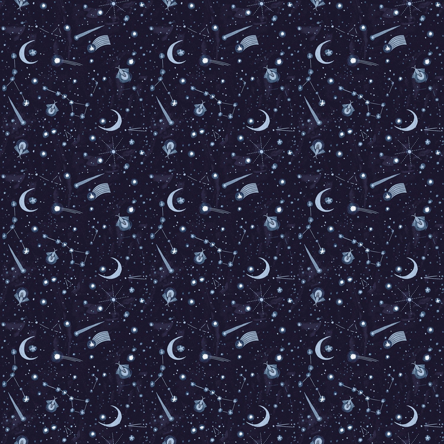 Lantern Light - Night Sky in Indigo