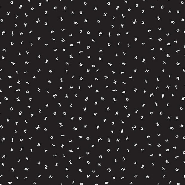 ABC Menagerie - Letters - Black