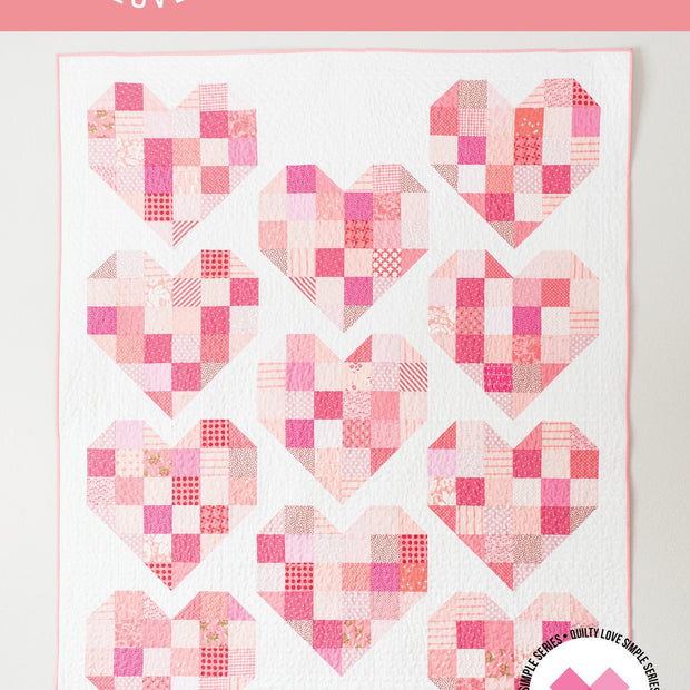 Scrappy Hearts Quilt Pattern