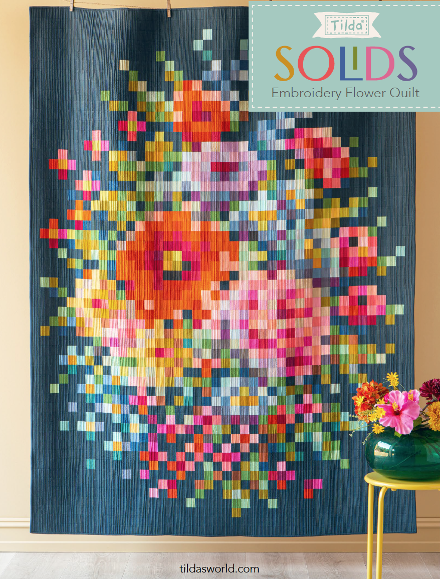 Embroidery Flower Quilt Kit