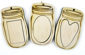 Jar Embroidery Blanks