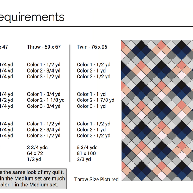 Seeing Double Quilt Pattern