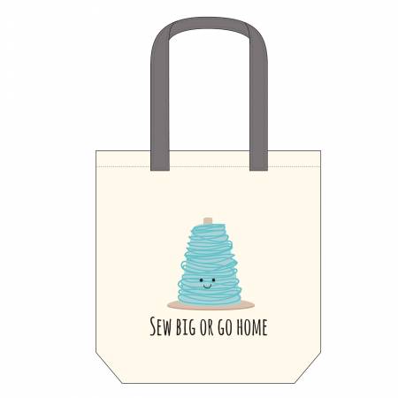 Sew Big or Go Home Canvas Tote Bag