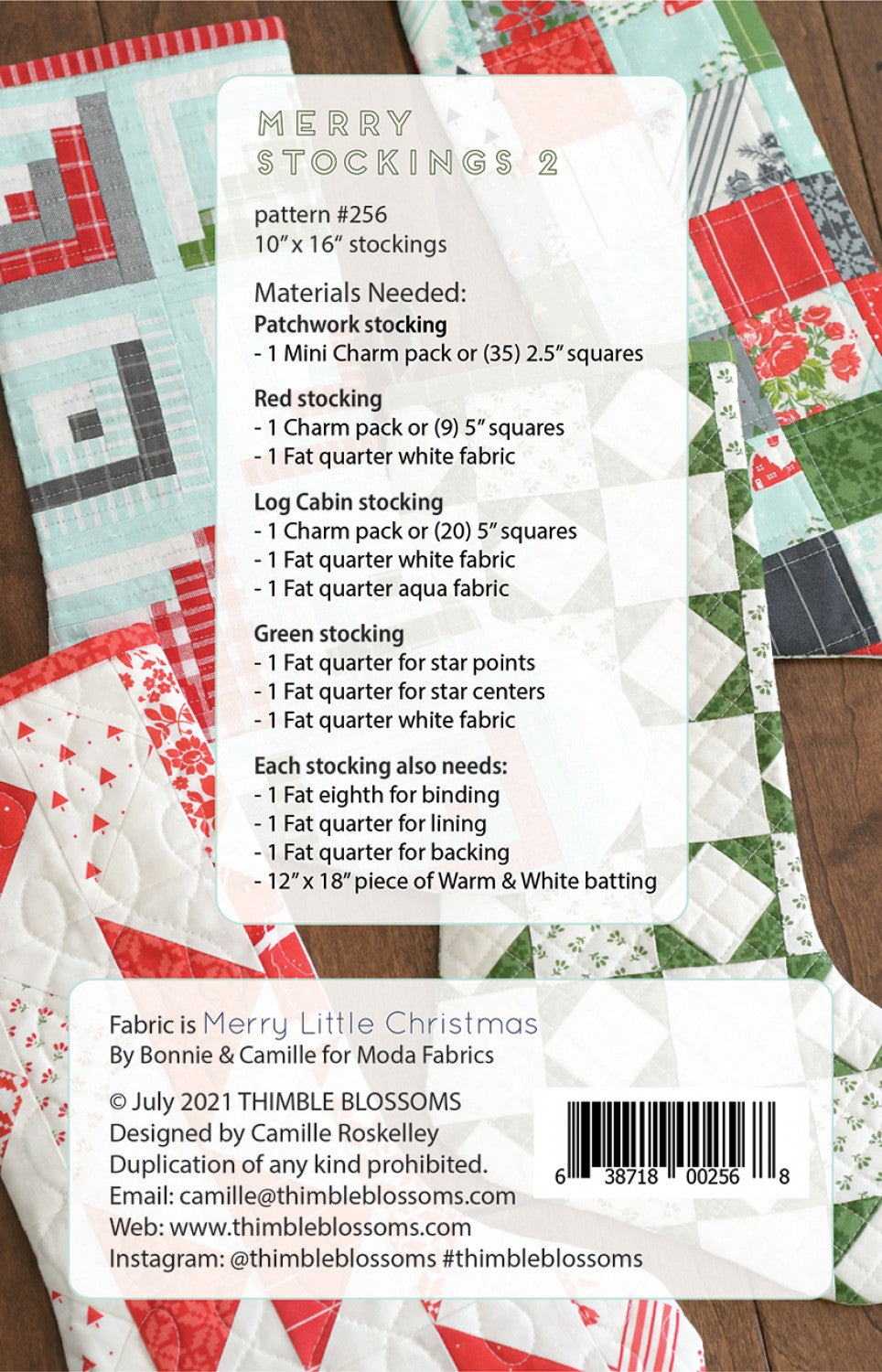 Merry Stockings 2 Pattern