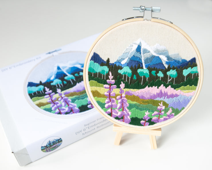 Mount Robson Embroidery Kit