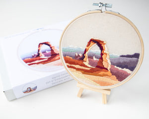 Delicate Arch Embroidery Kit
