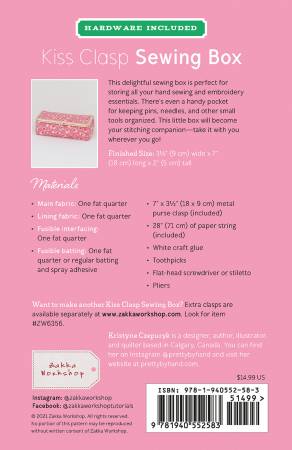 Kiss Clasp Sewing Box Kit