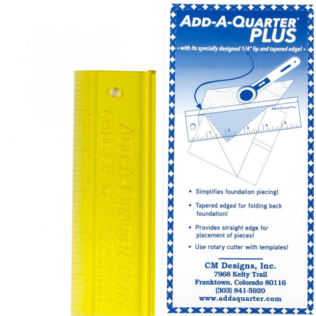 Add-A-Quarter Plus Ruler