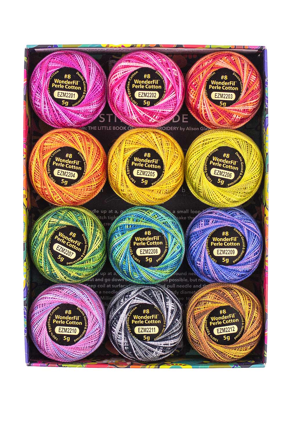 Alison Glass Perle Cotton Set - STARS