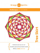 Load image into Gallery viewer, Arabesque Tree Skirt Pattern

