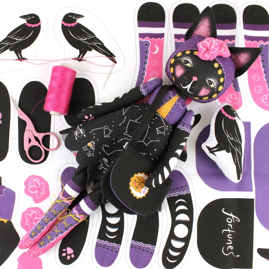 Astrid the Fortune Teller DIY Doll Sewing Kit