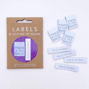 THIS IS THE BACK Labels