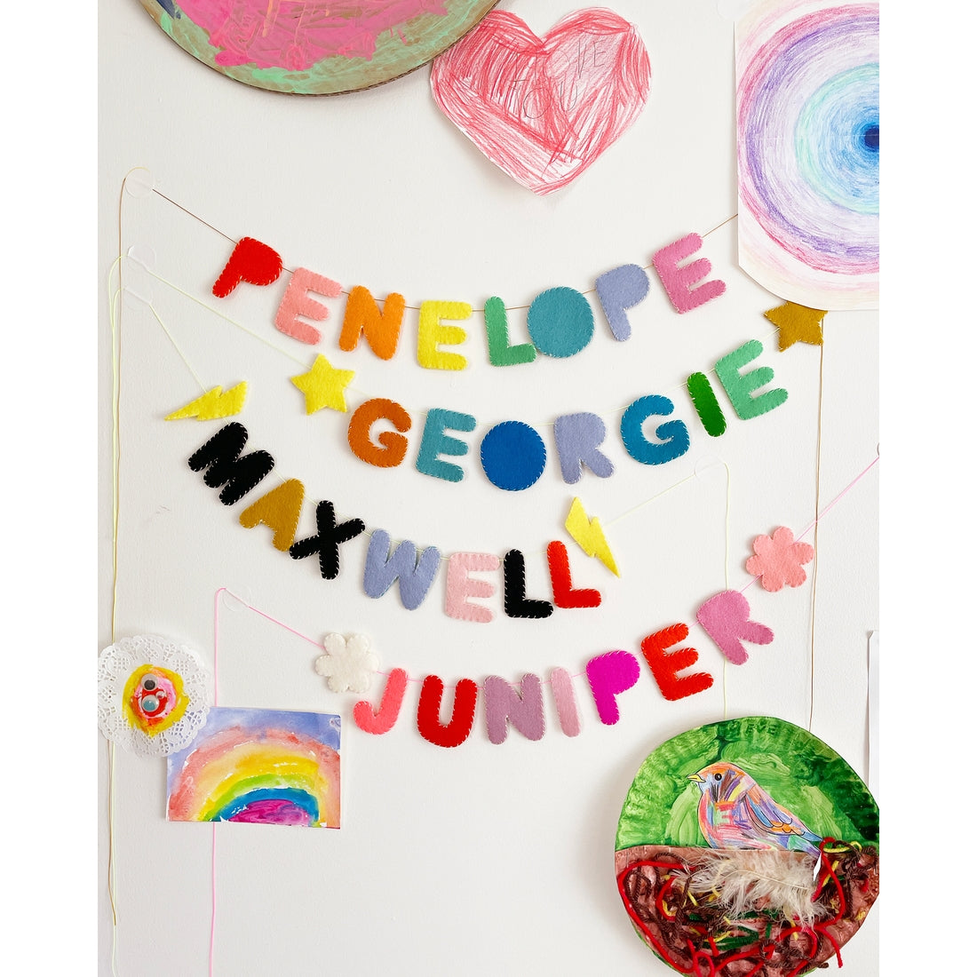 Felt Name Banner Kit