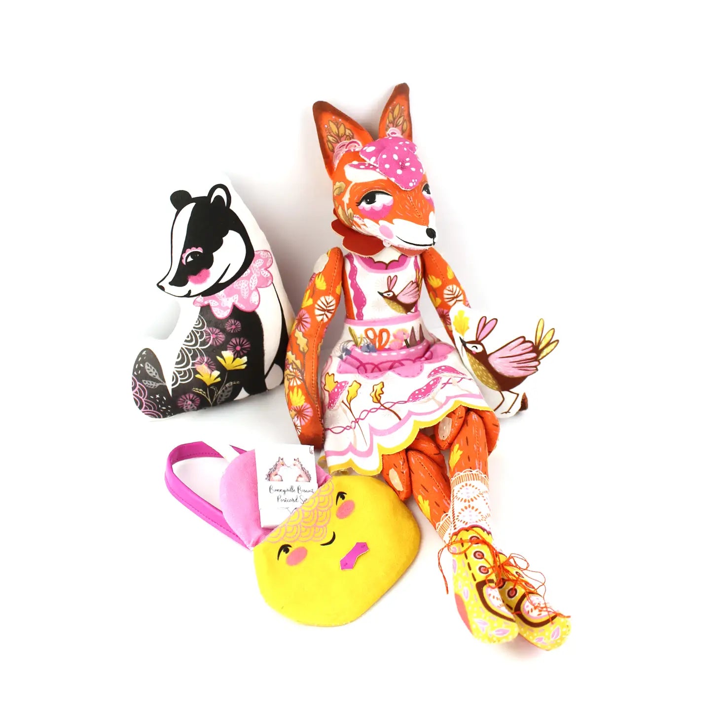 Frances the Fox and Bea DIY Doll Sewing Kit