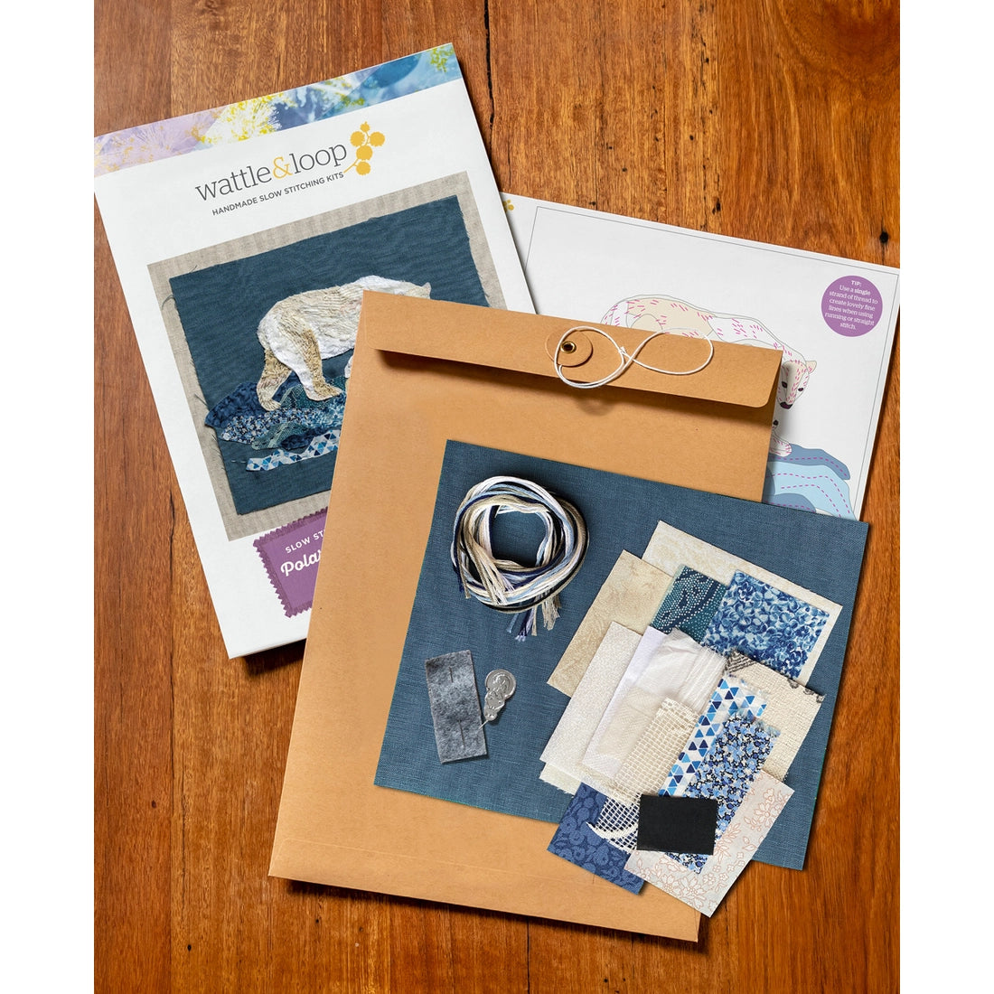 Polar Bear Slow Stitching Kit