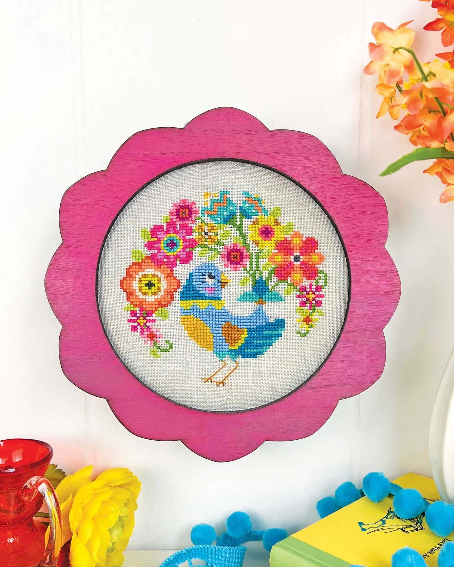 Flower Friends: Bertie Cross Stitch Pattern