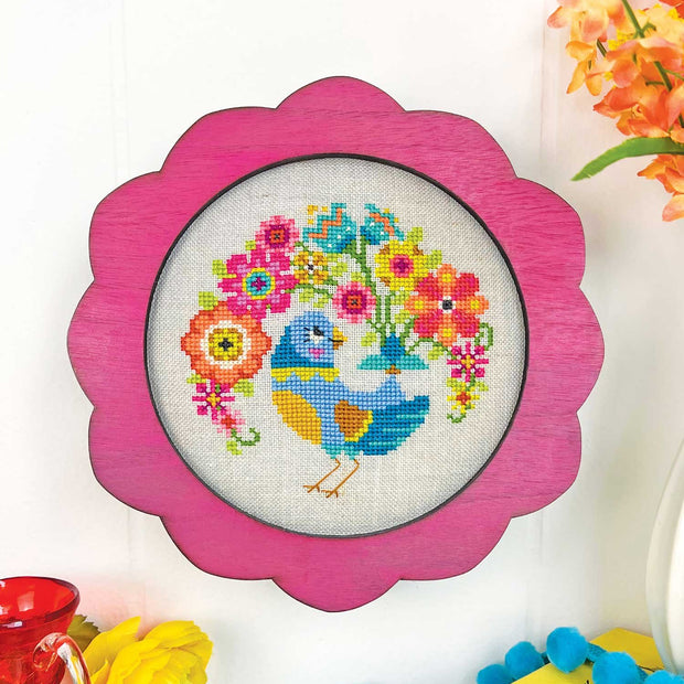 Flower Friends: Bertie Cross Stitch Pattern