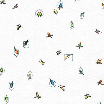 Petit - Birds on White